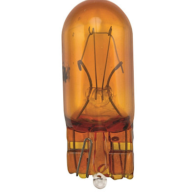 Bombillo T10 Cola Pez Chico Naranja 12V