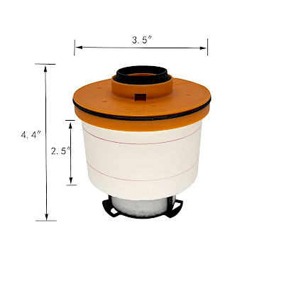 Filtro Diesel Toyota Hilux Revo/Fortuner 16-